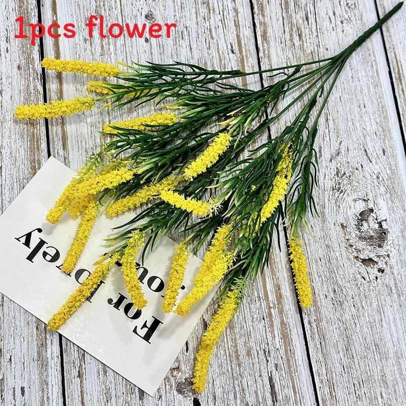 Bouquet Lavender Simulated Artificial Plastic Artificial Flower For Indoor Decor