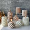 1Pc Handmade Bubble Soy Wax Candle - Nordic Geometric Ball Scented Candle, Home Decor Ambience Craft Gift