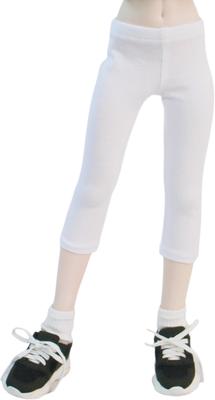 Petite Marie Scale BJD Length Fits 40cm Casual Daily Fits Scale BJD 1/3 3/4 Leggings, White, Dolls, Leggings, Pants, 1/3 Dolls, [No.0152]