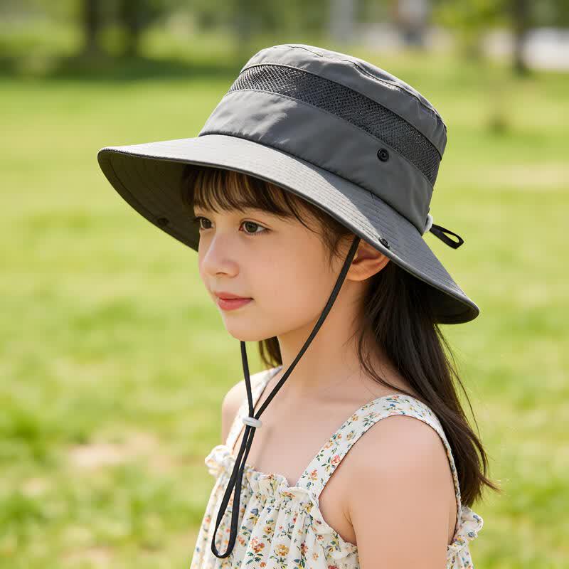 GLO-STORY Kids Outdoor Sun Protection Bucket Hat