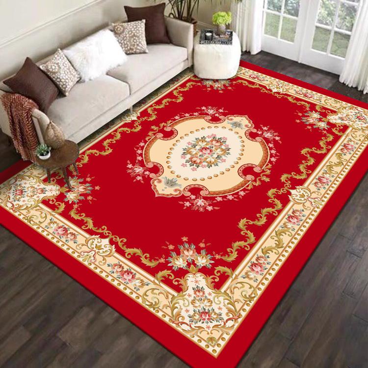 Chinese Style Living Room Carpet Sofa Coffee Table Carpet Bedroom Wear-resistant and Anti Slip Carpet