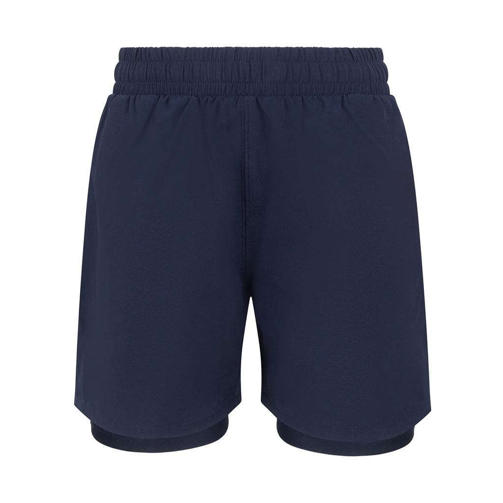 Tombo Childrens/Kids Double Layer Sports Shorts