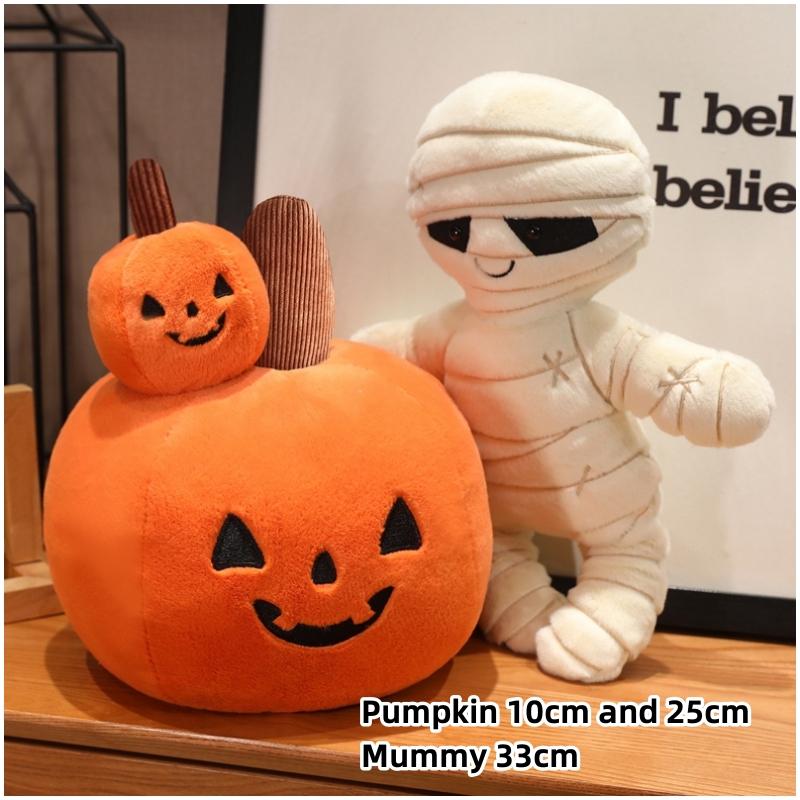 Neue Halloween Kürbis Mumie Kuscheltiere Kissen Halloween Party Dekorationen Super Weiche Puppen Baby Weihnachtsgeschenke Spielzeug Y5040YY-see choice option