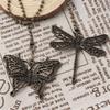 Decorative Ceiling Fan Pull Chains Set Of 2 With Dragonflies and Butterfly Ornaments Accessory for Lighting Fixtures