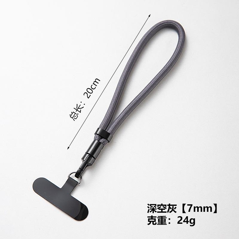 Portable Mobile Phone Hand Wrist Straps Nylon Colorful Anti-fall Lanyard with Tether Tabs Detachable Cellphone Hanging Cord Clip