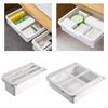 Compact Desk Drawer Organizer with Concealed Compartment for Office Supplies and Accessories