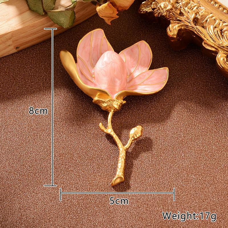 SKEDS French Vintage High-end Brooch Upscale Niche Exquisite Personalized Retro Suit Luxury Pin for Women Men Banquet Jewelry