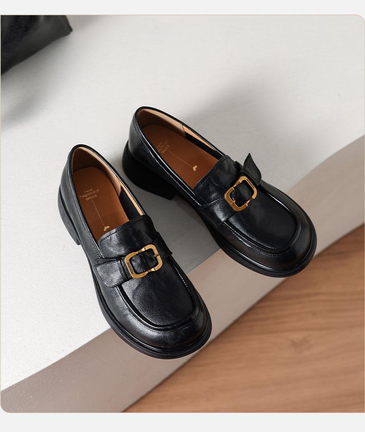 Sheepskin Retro Classic Loafers
