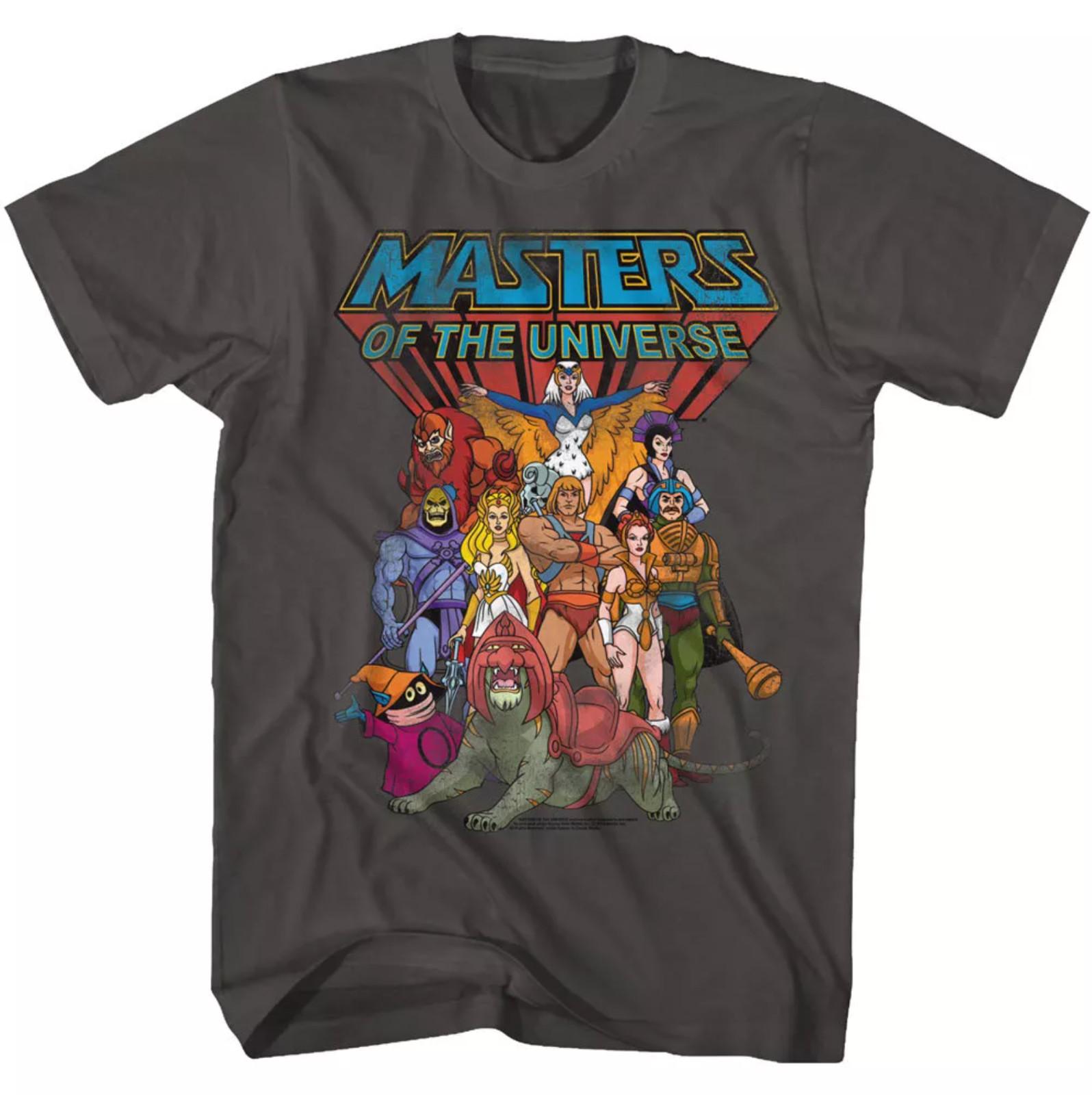Masters of the Universe HeMan Squad Goals Men T-shirt Skeletor SheRa Beast XXL