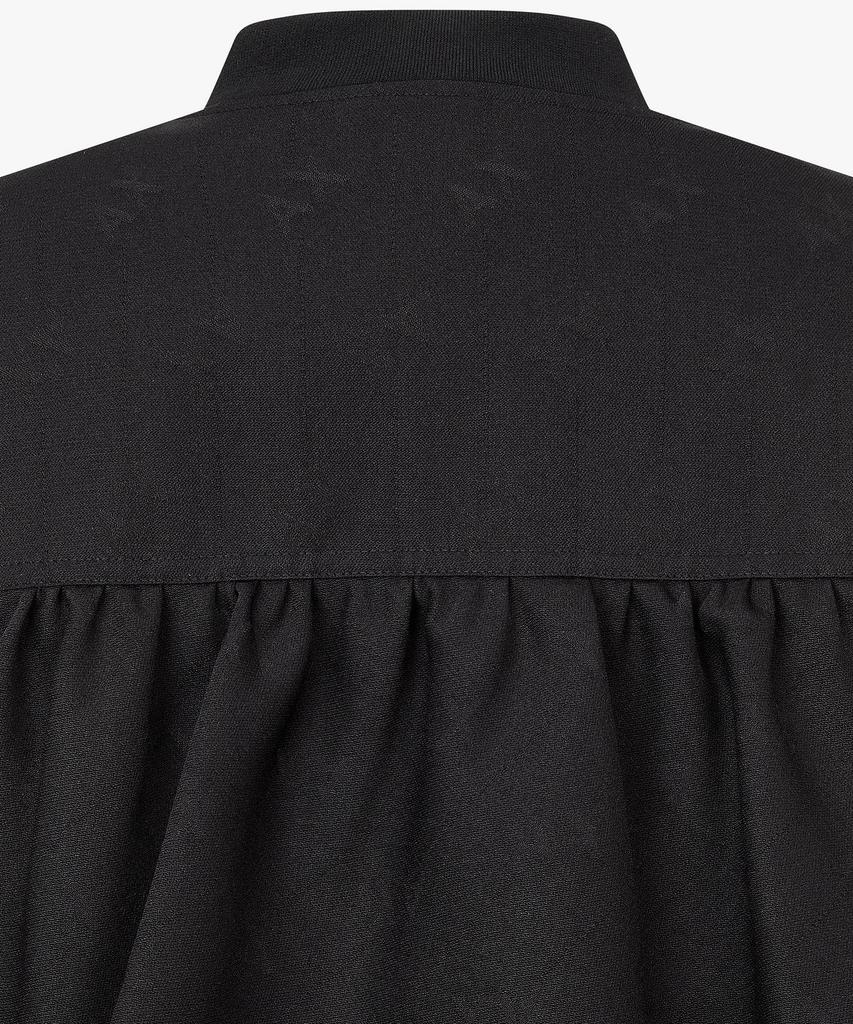 Armani Exchange Women'S Logo Jacquard Padded Blouson Jacket _Black_A426110503