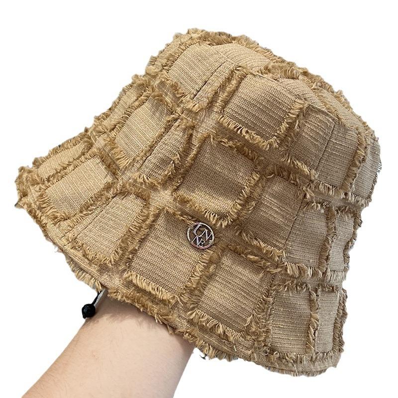 Fisherman Hat for Women New Korean Version Large Head Circumference Niche Fashion Basin Hat Small Bucket Hat Trendy