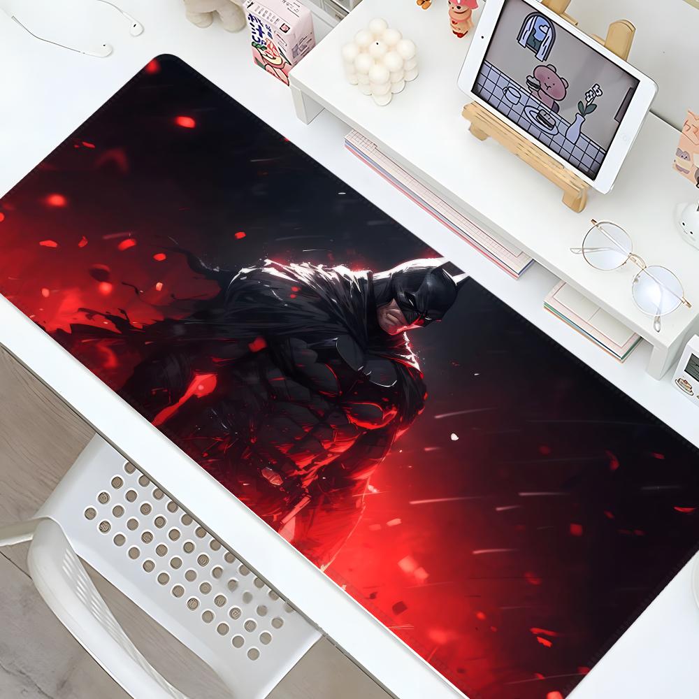 B-BatmanS Mouse Pad Gaming Locking Edge Big Computer Gamer Large Rubber Anime Art Mousepad Laptop Desk Mat