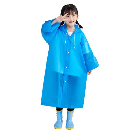 Verdicken Sie langärmligen einreihigen Erwachsenen-Poncho mit Kordelzug, durchscheinenden Regenmantel für Erwachsene und Kinder mit Kapuze, Outdoor-Zubehör