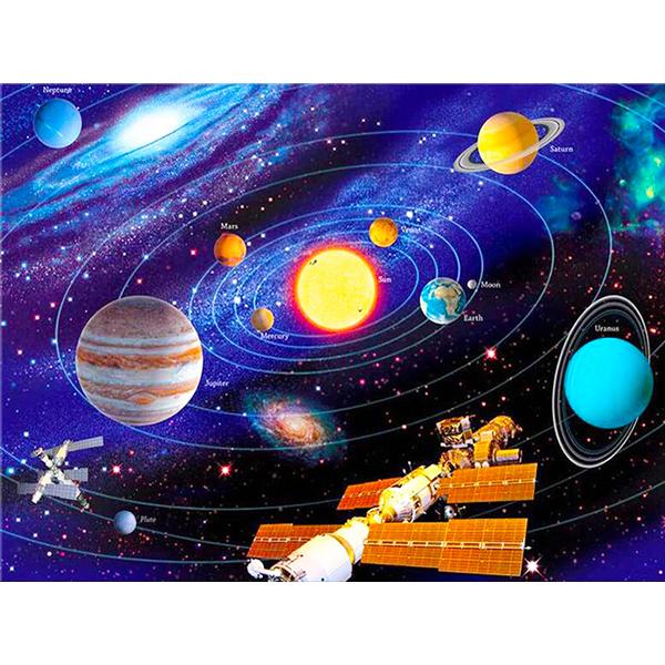 5D DIY Diamond Painting Universe Space Landscape Kit Full Drill Round Embroidery Mosaic Art Picture of Rhinestones Home Decor