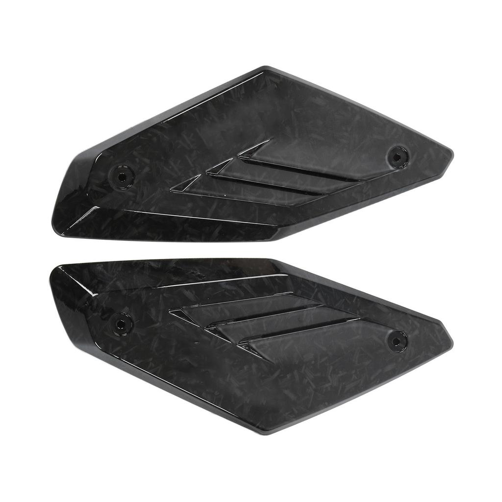 2PCS Motorcycle Side Panel Air Intake Cover Guard Protection Replacement for CB650R 2019 2020 2021Bamboo Charcoal