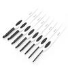 New Crochet Hook Set Aluminum Knitting Needles Stitches With Soft White Plastic Handle 8 PCS
