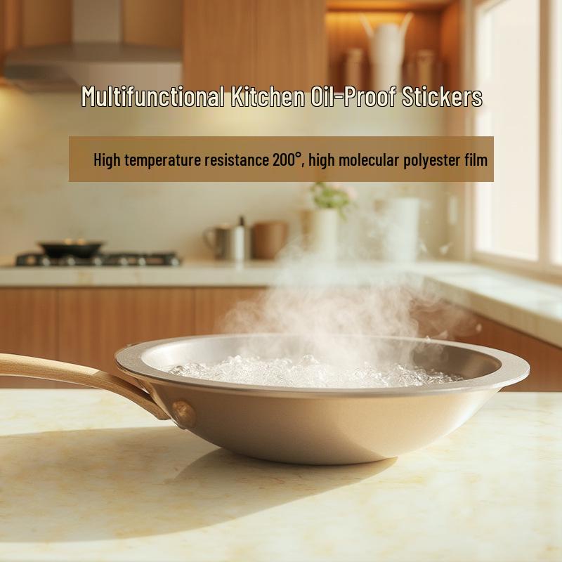 Wasserdichte PVC Marmor Küchenfolie - Ölfest Selbstklebende Schutzabdeckung für Fliesen, Kochfelder, Tische und Schränke