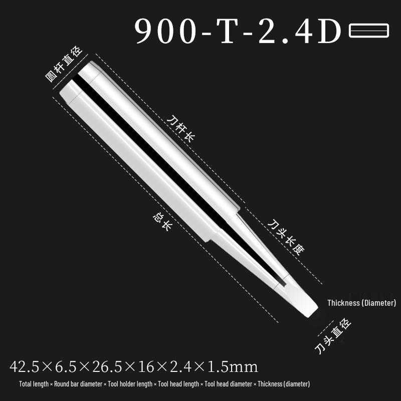 Lead-Free 900M Knife-Type Soldering Iron Tip for 936 Constant Temperature Stations, Eco-Friendly
