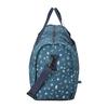 Folding Boston Bag, Large, Miffy HPL0004, B273, Navy Small Flowers