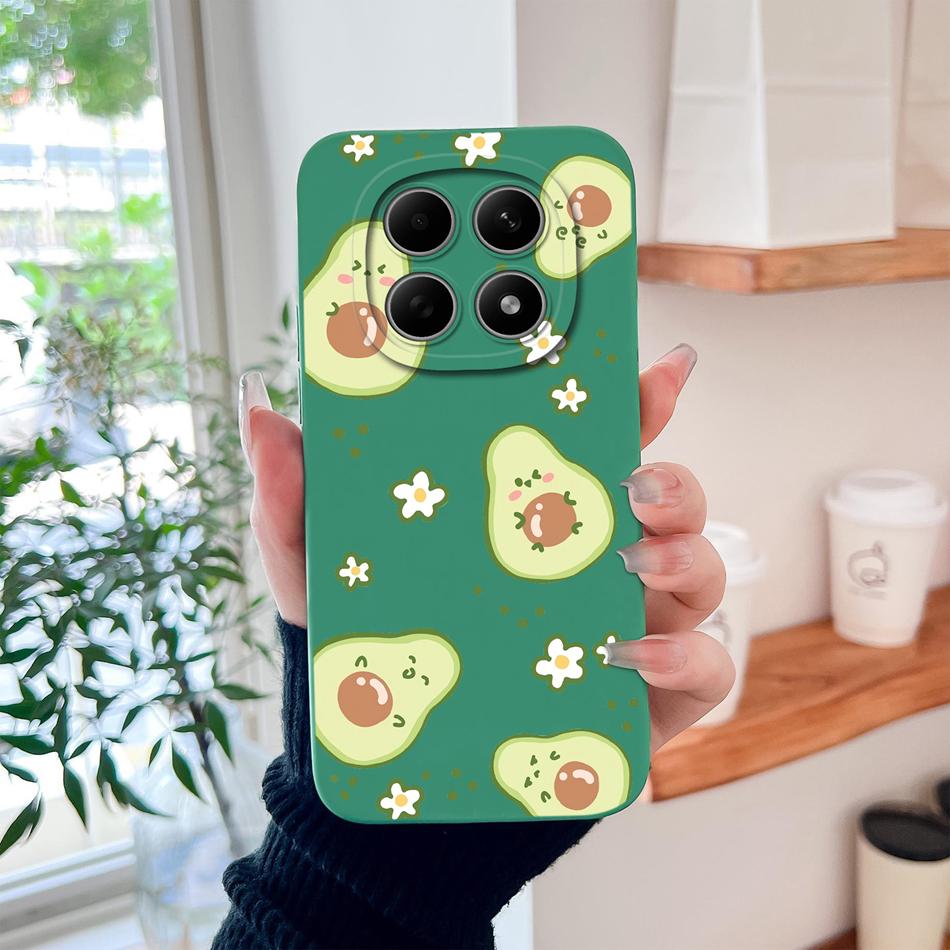 Cartoon Dinosaur Case For Poco M8 Pro 5G Back Cover For Poco M 8 Camera Lens Protection Soft Liquid Silicone Phone Protectors