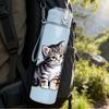 1PC Two Kittens Cute Pet Pattern 750ml Color Plastic Sports Water Bottle Leakproof Flip Straw Lid Suitable for Sports Office Home Use