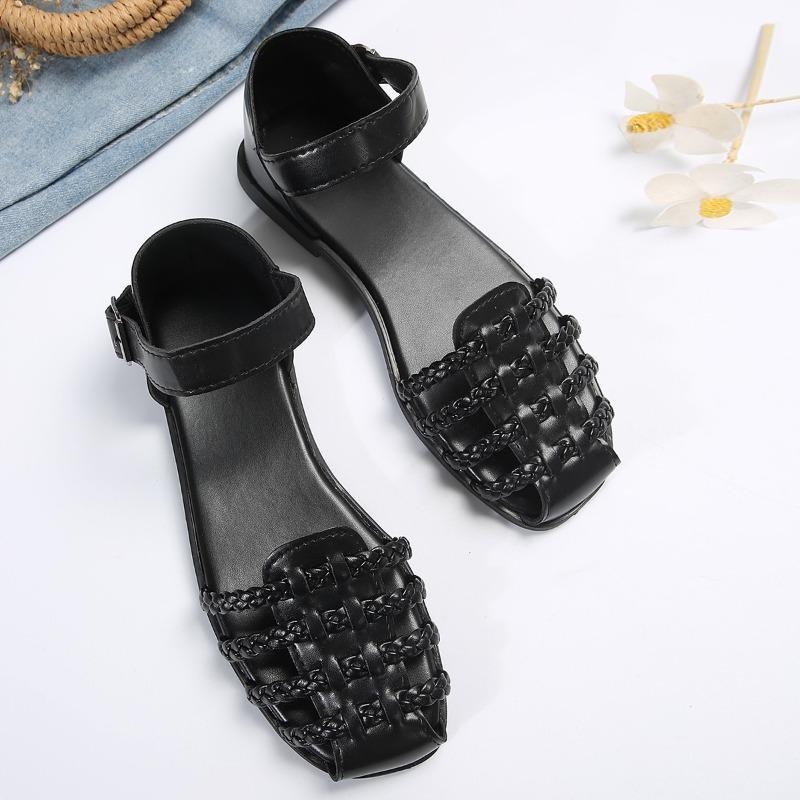 Women Sandals Summer Fashion Outdoor Beach Casual Comfortable Women's Shoes Leather Buckle Designer Flat with Ladies Sandals