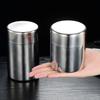 Ongwan Tea Leaf Container, Food Container, Coffee Sugar Storage Can, Airtight, Moisture-proof, Large Capacity Stainless Steel Tea Can, Coffee Powder,
