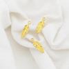 50Pcs Feather Charm Hanging Pendant For Craft Project Necklace Jewelry Making Ethnic Costume And Clothing Decoration