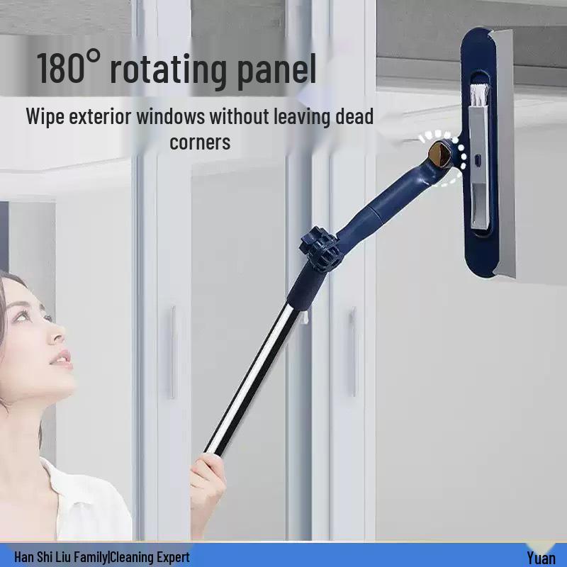 Multifunctional Soft Rubber Squeegee for Glass and Floor Cleaning