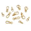 1pc/Bag 18K Gold Plated Metal Lobster Clasp Universal Rotating Lobster Clasp For DIY Bracelet Necklace Making Jewelry Findings Accessories