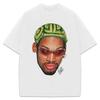 90's Vintage Graphic Design T-Shirt Pure Cotton Harajuku Trend Fashion Men's and Women's T-Shirts Autumn and Winter Innerwear