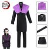 Demon Corps Slayer Shinazugawa Genya Cosplay Costume Set Comiccon Role Play