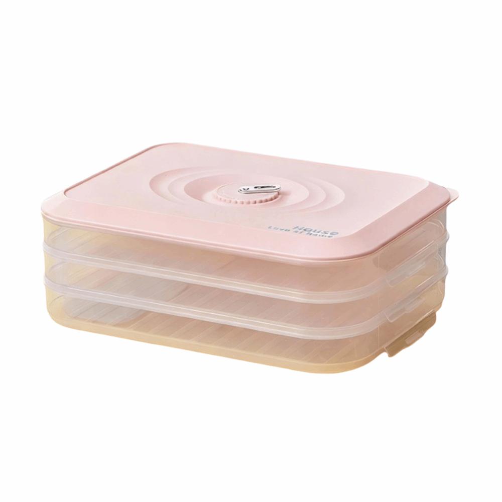 Stackable Dumpling Storage Box Fresh-Keeping Frozen Dumpling Storage Box Refrigerator