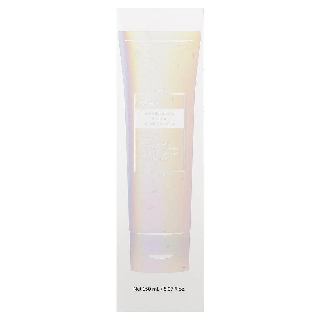 dear, klairs Freshly Juiced Vitamin Mask Cleanser, 150ml (5.07 Fl Oz)