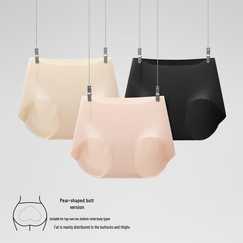 Bananain 508A Women's Seamless Anti-Chafe Briefs 3-Pack