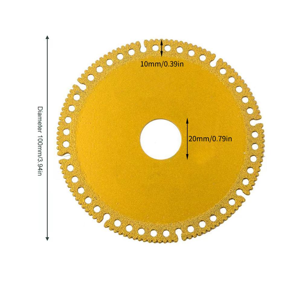 Composite Multifunctional Cutting Saw Blade 100mm Ultra-thin Saw Blade Ceramic Tile Glass Cutting Disc For Angle Grinder Tools
