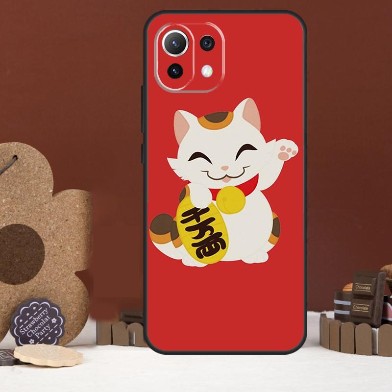 Japońska Sztuka Kotka Szczęścia Etui Na Xiaomi 15 Ultra 14 15T 13T 14T 17 Pro Max POCO F8 Ultra X7 X5 X6 F5 F6 F7 Pro Pokrowiec