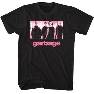 Garbage Pink Offset T-Shirt - Black Unisex T-Shirt