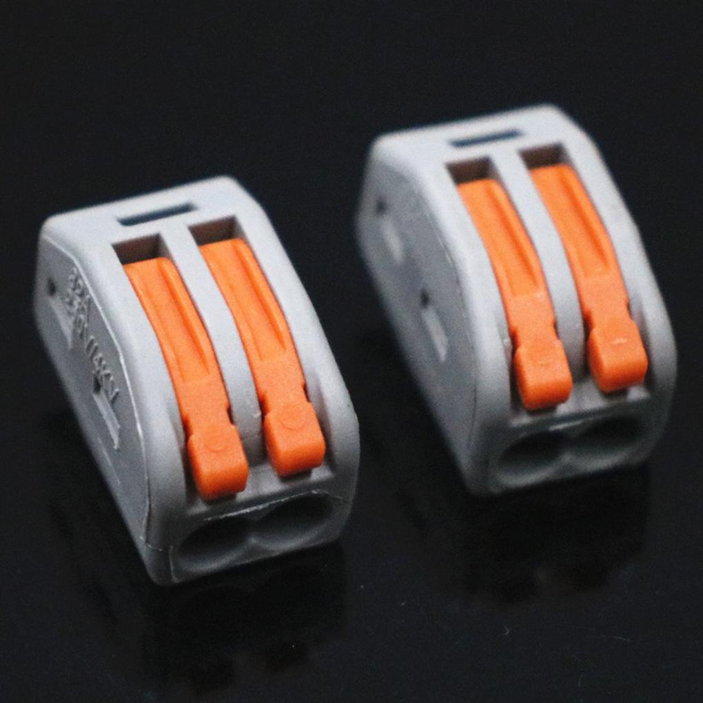 10PCS 222-412 PCT-212 PCT212 Universal Compact Wire Wiring Connector Conductor Terminal Block Lever