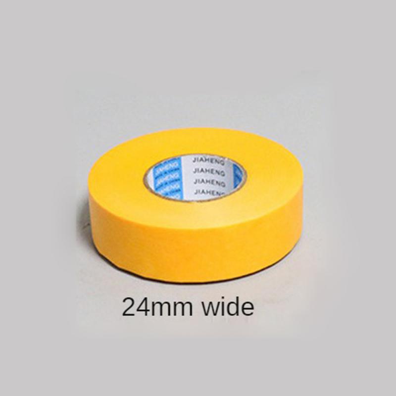 50 Meters Masking Paper Tape High-viscosity Separation Single Side Spray Paint For Decoration Yellow Paper Home Improvements