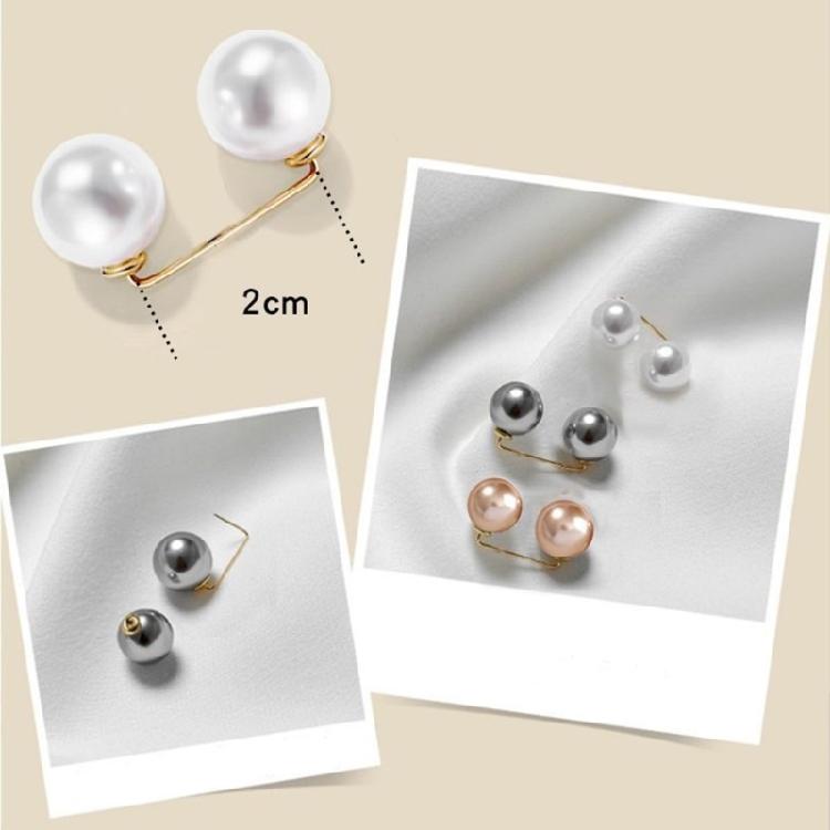 8Pcs Artificial Pearls Clothing Pin Jeans Waist Tighteners Pin Dress Safety Pin Cardigan Safetp Pin Shawl Sweater Clip
