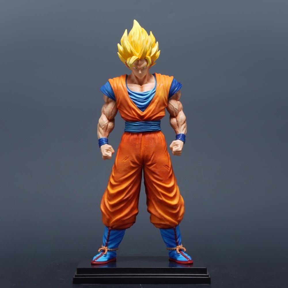 

31cm/12.2in Anime Dragon Ball Figure Super Saiyan Goku Action Figures Pvc Statue Desktop Ornamen Collection Model Toys Gifts 2 Round Sensory