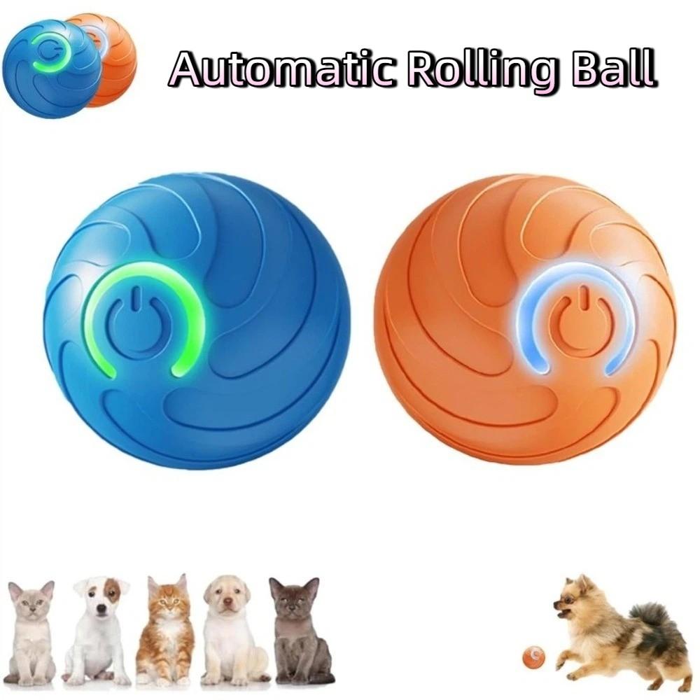USB Rechargeable Smart Dog Toy Ball Gravity Jump Electronic Pet Toy Moving Ball  Training