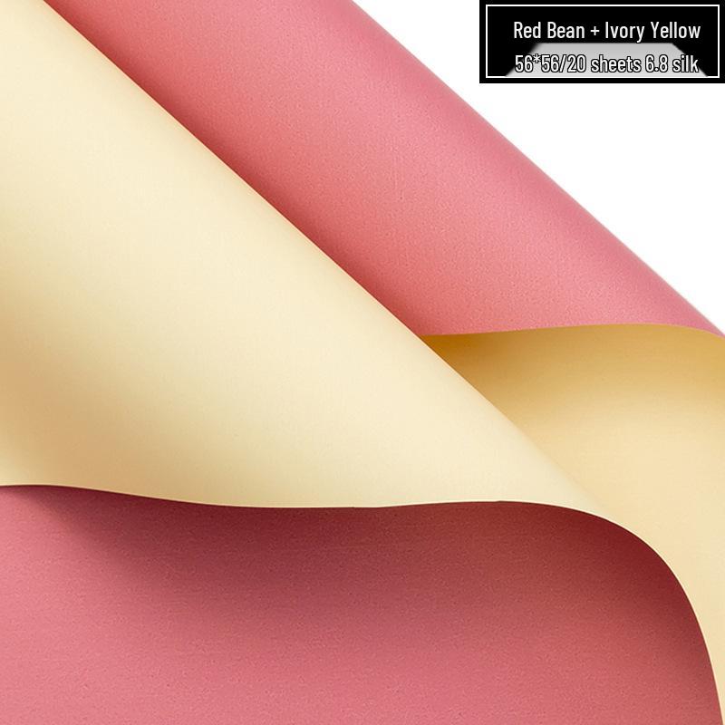 Tweekleurig Bloemenboeket Inpakpapier voor Verse Bloemen - Oya Papier