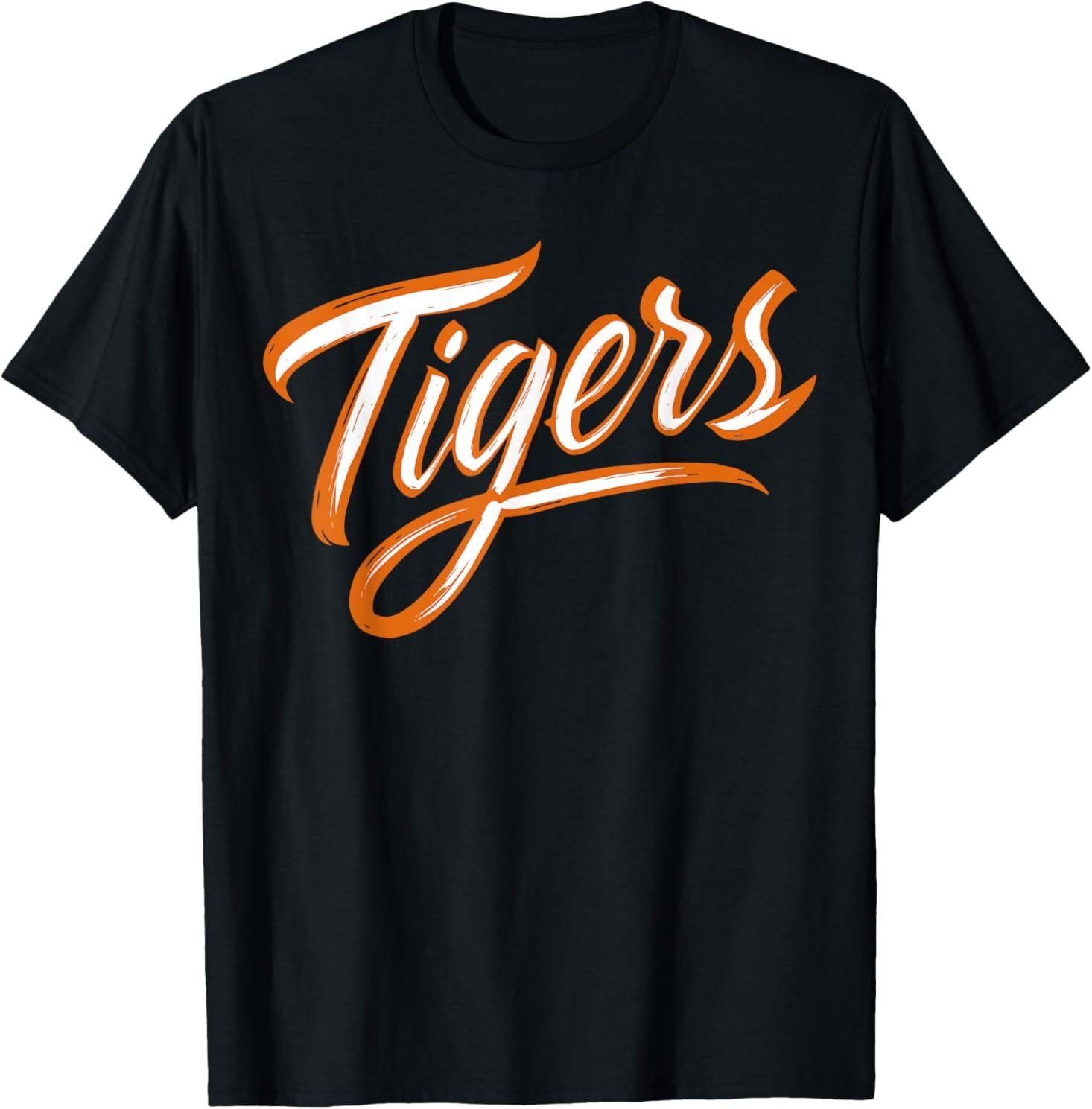 Graphic Tigers Last Name Style Classic Gifts Men Women Kids T-Shirt M