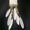 New Bohemia Ethnic Feather Beads Long Design Dream Catcher Earrings For Women