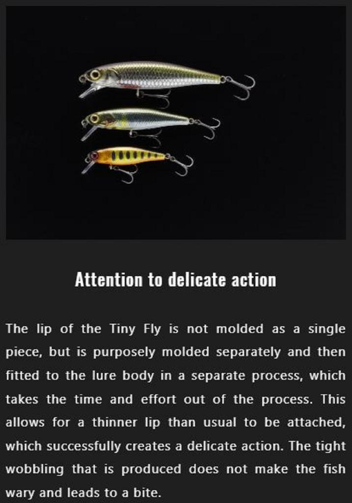 Jackall Tiny Fry 65SP Suspend Lure HL Flashing Chart Trout (2002)