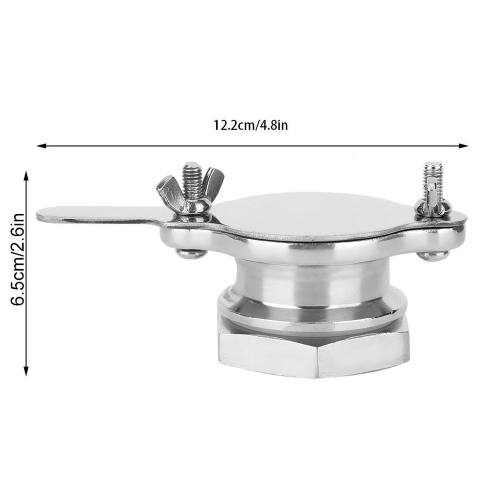 Honey Gate Valve, Strengthened Corrosion-Resistant Stainless Steel Honey Stopcock for Extractor, Honey  , Pail with M45 x 2.0 mm