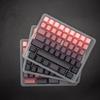 Tydligt förvaringsfodral för tangentbordstillbehör Anti-halkbas och dammtålig design för mekaniska tangentbord Keycap