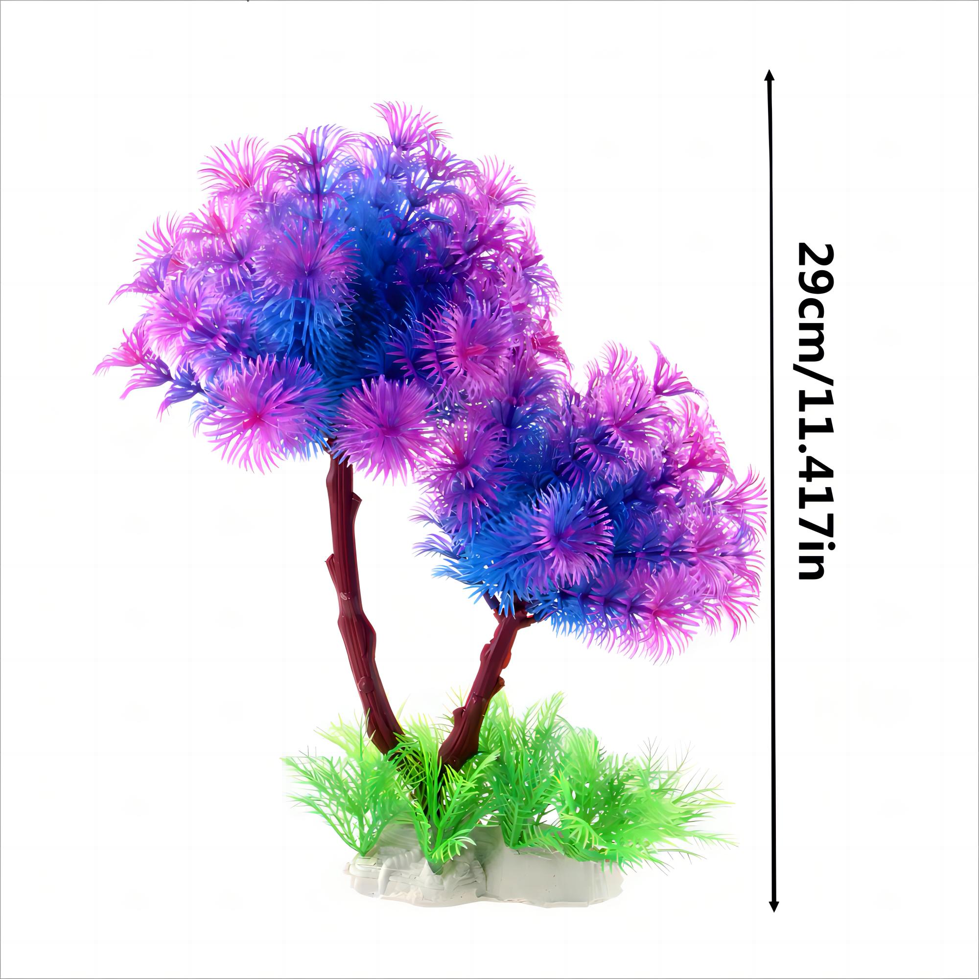 1 Pc PVC Plastic Artificial Aquarium Aquatic Plant Landscape Aquatic Plant Simulation Fish Tank Fake Aquatic Plant Decoration